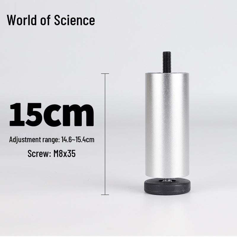 

Регульовані ніжки для меблів з алюмінієвого сплаву для шаф, диванів, холодильників та пральних машин