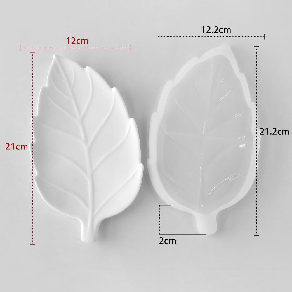 New Geometric Leaves Silicone Mold DIY Handmade Resin Molds Irregular Shape Reusable Plaster Molds Desktop Decor