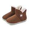 Winter Home Soft Thick Soled Warm High Top Tube With Plush Cotton Shoes