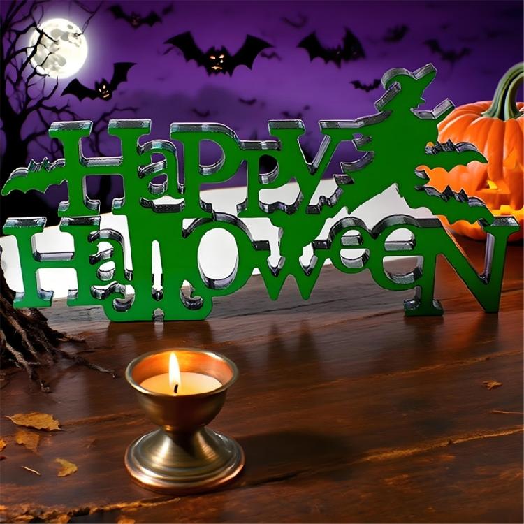 Formy Silikonowe Listy Happy Halloween Silikon Spożywczy Forma do Pieczenia Do Ręcznie Robionego Mydła Świecy Gliny Żywicy Ozdoba
