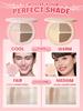 SHEGLAM HyperSculpt Highlight & Contour Palette - 2-in-1 Design, Fine Powder, Lime Infused - Cool
