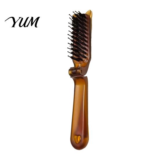 Boar Bristle Brush 1/2/3Pcs Foldable Hair Brush, Men Women Detangling All Types Styling Portable Travel Comb for Frizz Control
