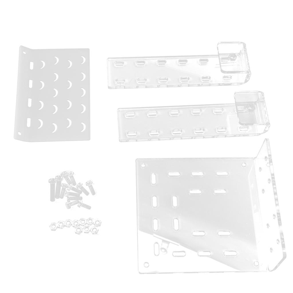 Turtle Basking Platform Large Size Acrylic Transparent Tortoise Resting Terrace for Aquarium Fish