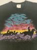 Vintage Buffalo Native Horses T-Shirt Size L Indian 80s 90s Unisex T-Shirt