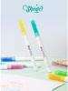 5pcs Shine Highlighter Pen Set Bling Glitter Shining Art Marker Color Drawing Painting Lettering Journal School