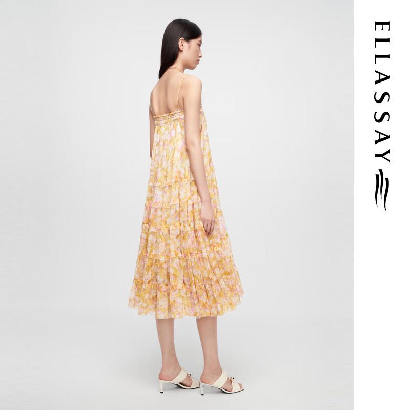 ELLASSAY 2025 Summer Multi-Wear Floral Flowy Vacation Skirt
