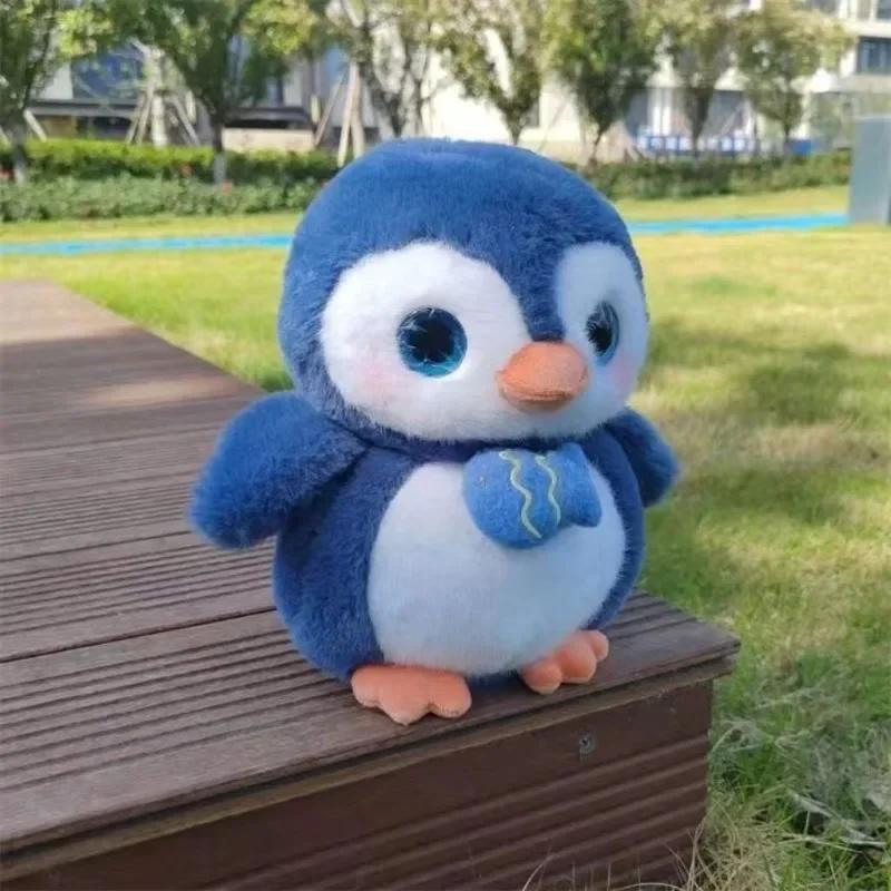 Cute Blue Penguin Plush Toy Soft Fat Penguin Stuffed Dolls Sleeping Companion Doll Home Decor Children's Easter Birthday Gift