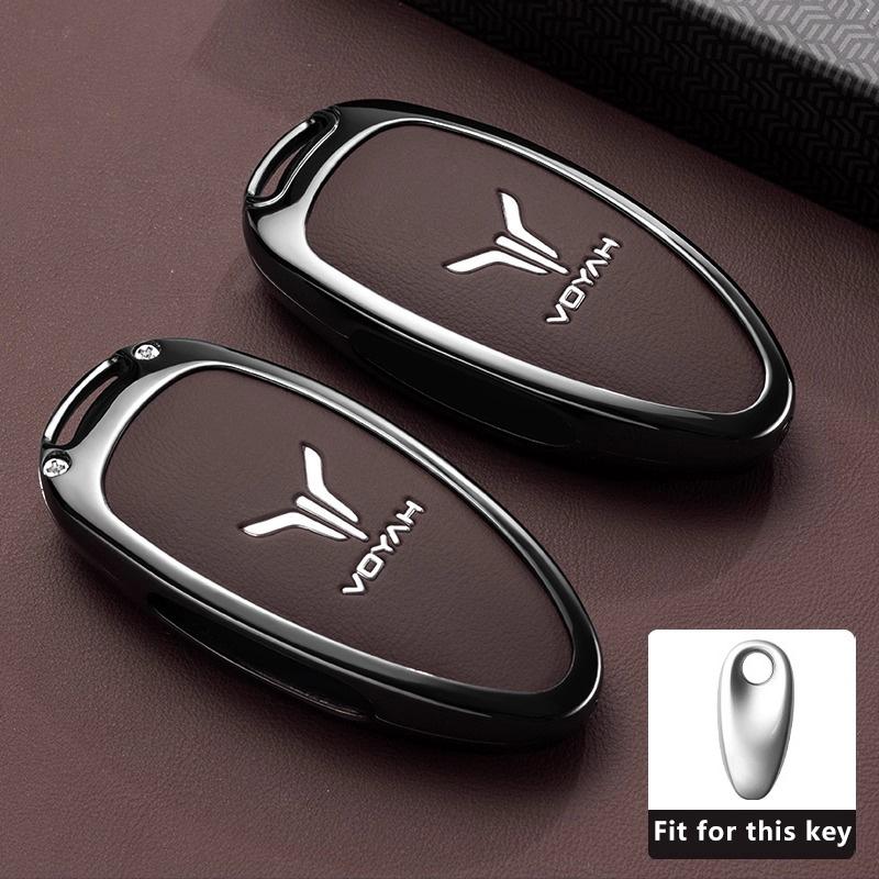Zinklegierung Auto Schlüsselhülle Für Voyah Free Schlüsselanhänger Fernbedienung Abdeckung Schale Gehäuse Halter Fob Zubehör