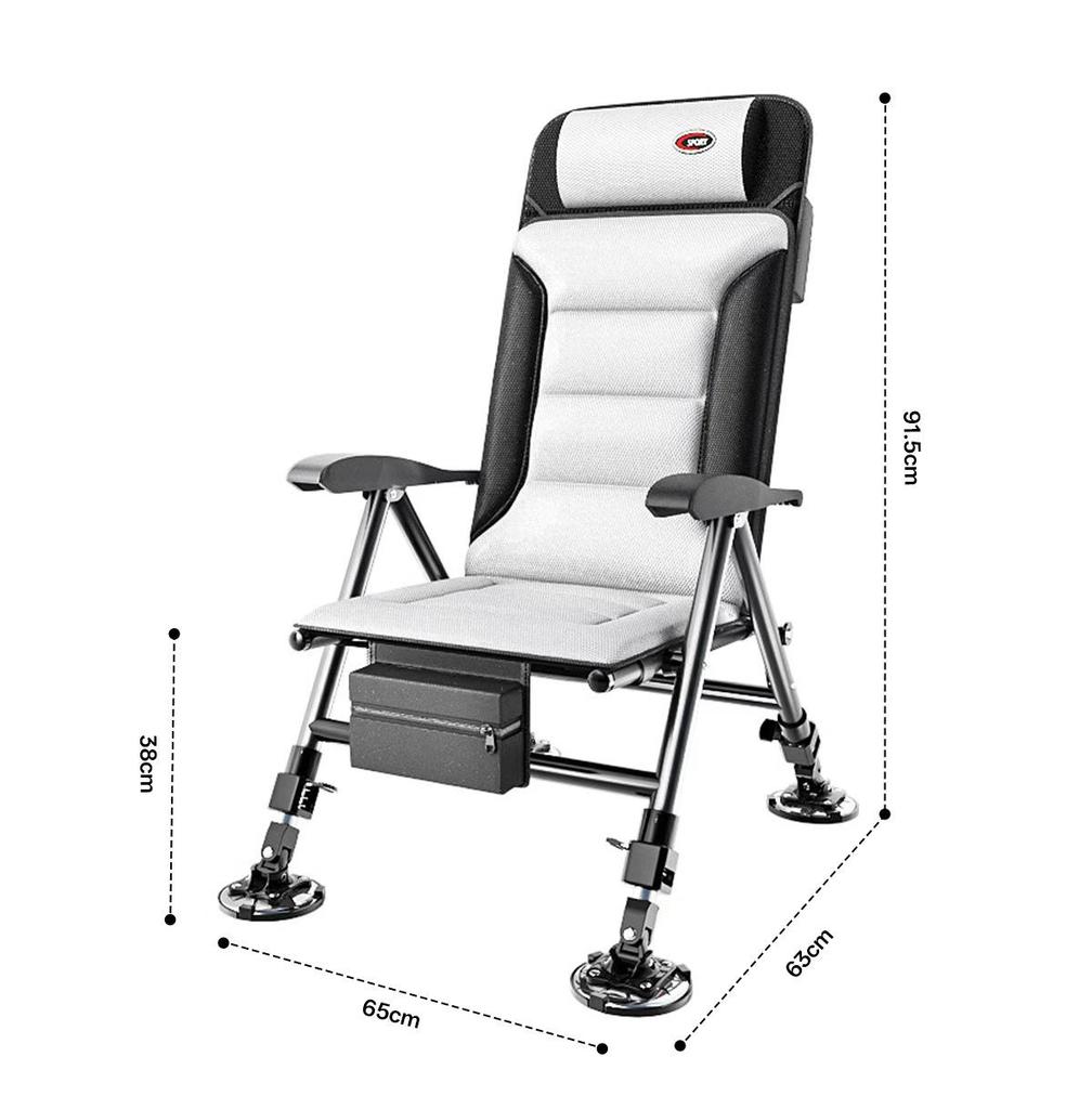Reclinable European Multi-Functional Folding Fishing Chair