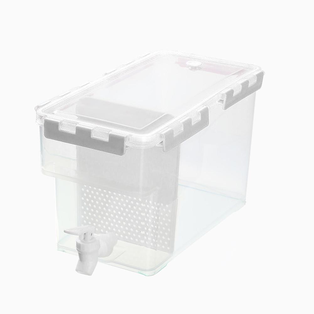 3.5/6L Cold Water Bucket Large Capacity Beverage Drink Kettle Leakproof Refrigerator Beverage Dispenser for Outdoor Picnic Party