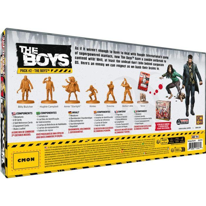 Jeu De Figurines - Zombicide : The Boys - Extension Pack 2 - 7 Figurines - A Partir De 14 Ans