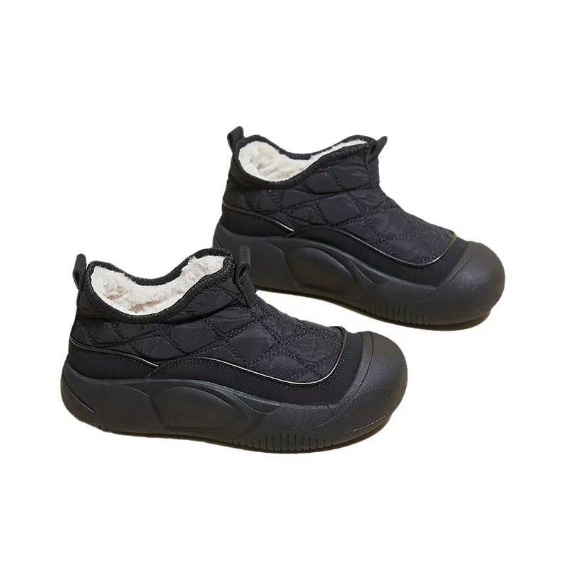 Women's Shoes Cotton Shoes Winter New Velvet Thickened Snow Boots Women's Versatile Casual Non-slip Short Boots Women's Cotton Shoes Warm Shoes