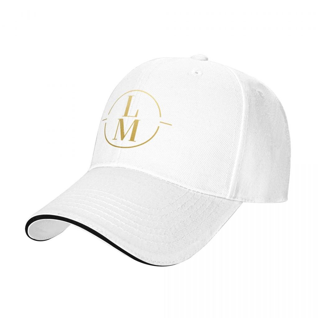 Golden LM Letters Luis Miguel Sport Baseball Caps Women High-end Female Beach Sun Hat Peaked Cap