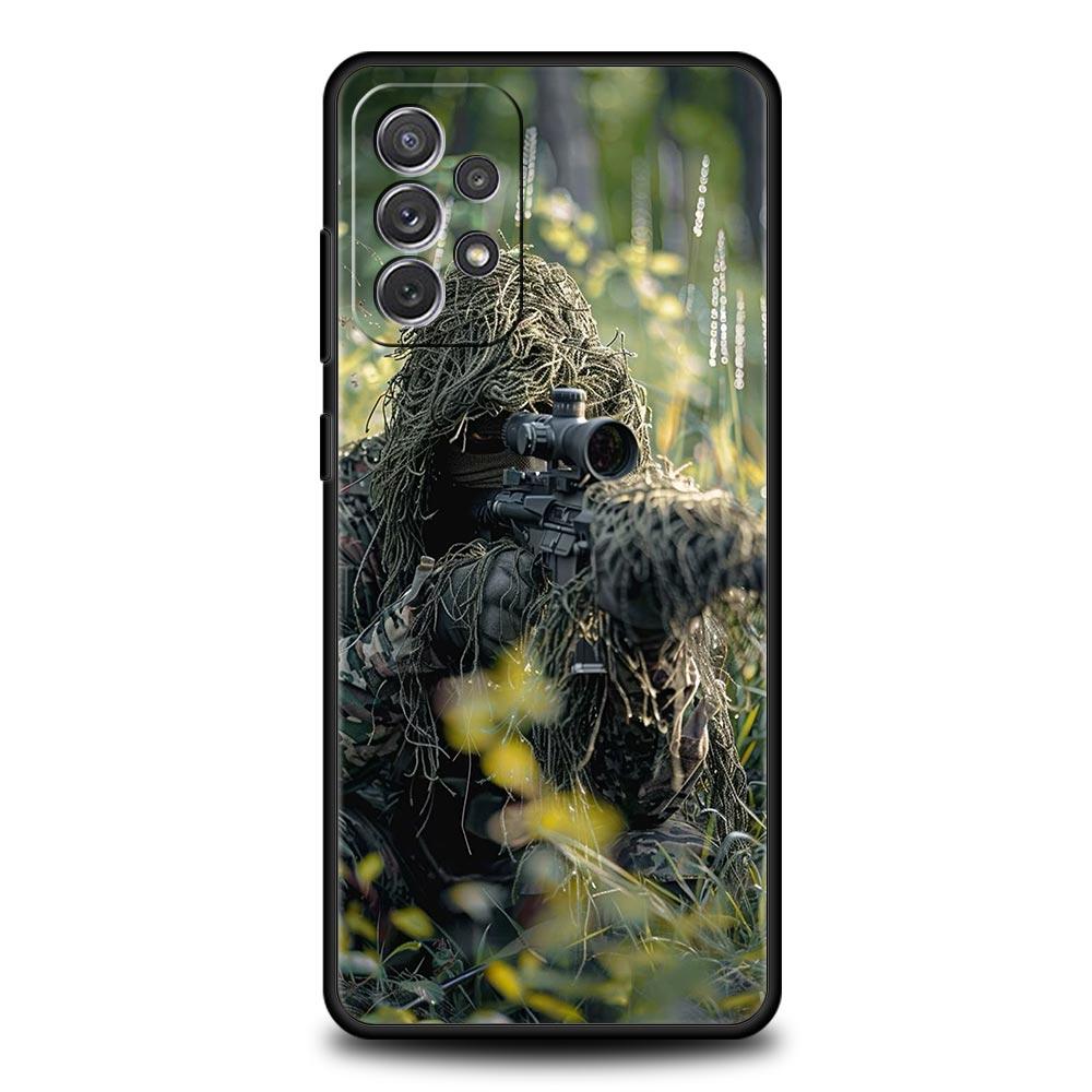 Military Army Special Forces Phone Case For Samsung Galaxy A17 A07 A55 A35 A25 A15 A05 A33 A31 A23 A21s A41 A73 A53 A51 A71Cover