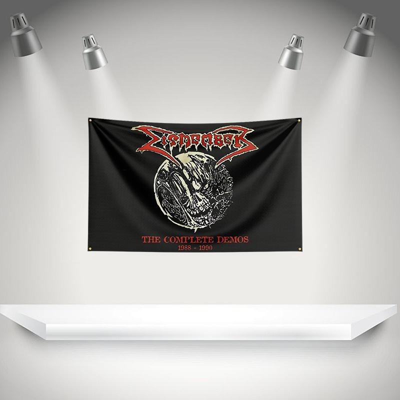 D-dismember Flag Rock Music Band Banner HD Printing Tapestry Exhibition, Music Band Fans, Garage Decor