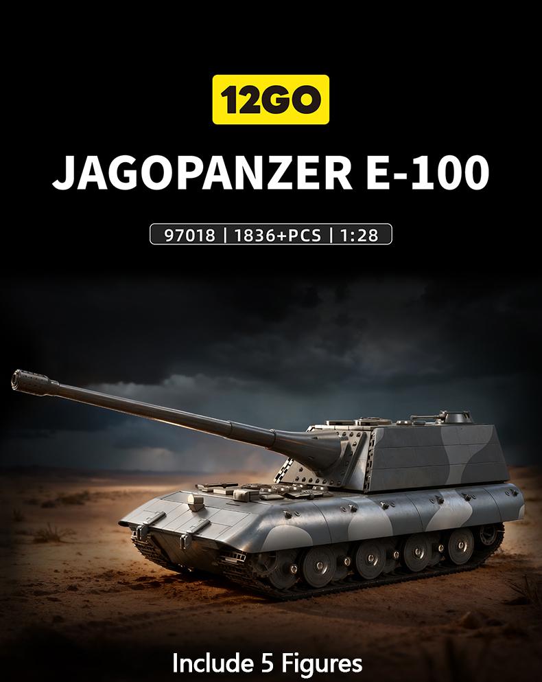 Jagopanzer E-100 Heavy Tank Military WW2