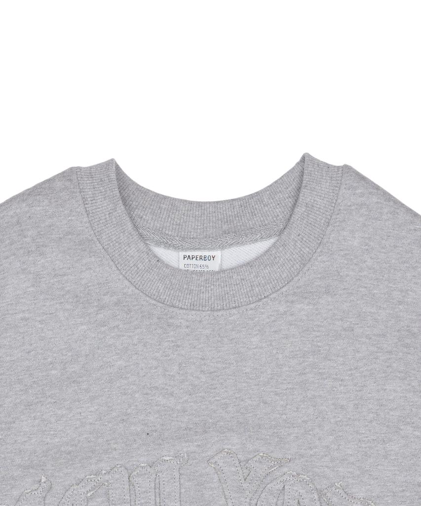 PAPERBOY New York Applique Sweatshirt - Black