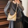 Luxuriöse, elegante Mode-Kettentasche, Crossbody-Tasche mit Rautenmuster, Einzelschulter-Crossbody-Tasche