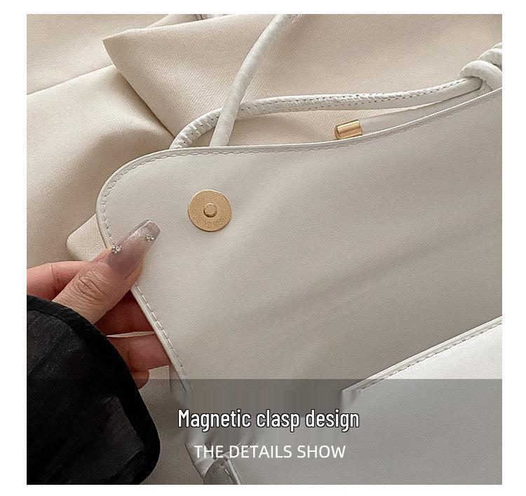 Sac à rabat bandoulière polyvalent pour femmes, nouveau style: Sac à main carré compact et élégant pour le travail et les déplacements