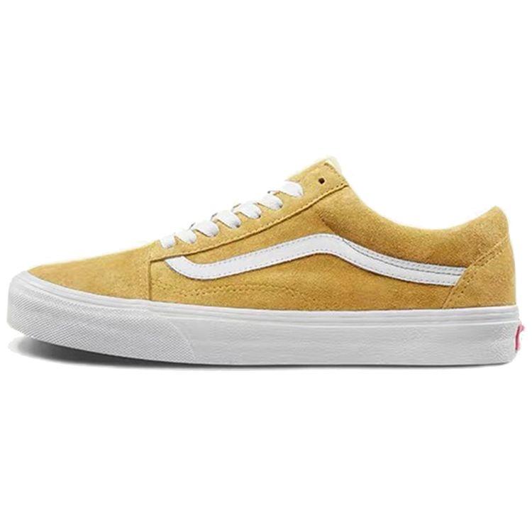 

Vans Кроссовки унисекс Old Skool Pig Suede Mango Mojito Желто-белые VN0A4BV5V77