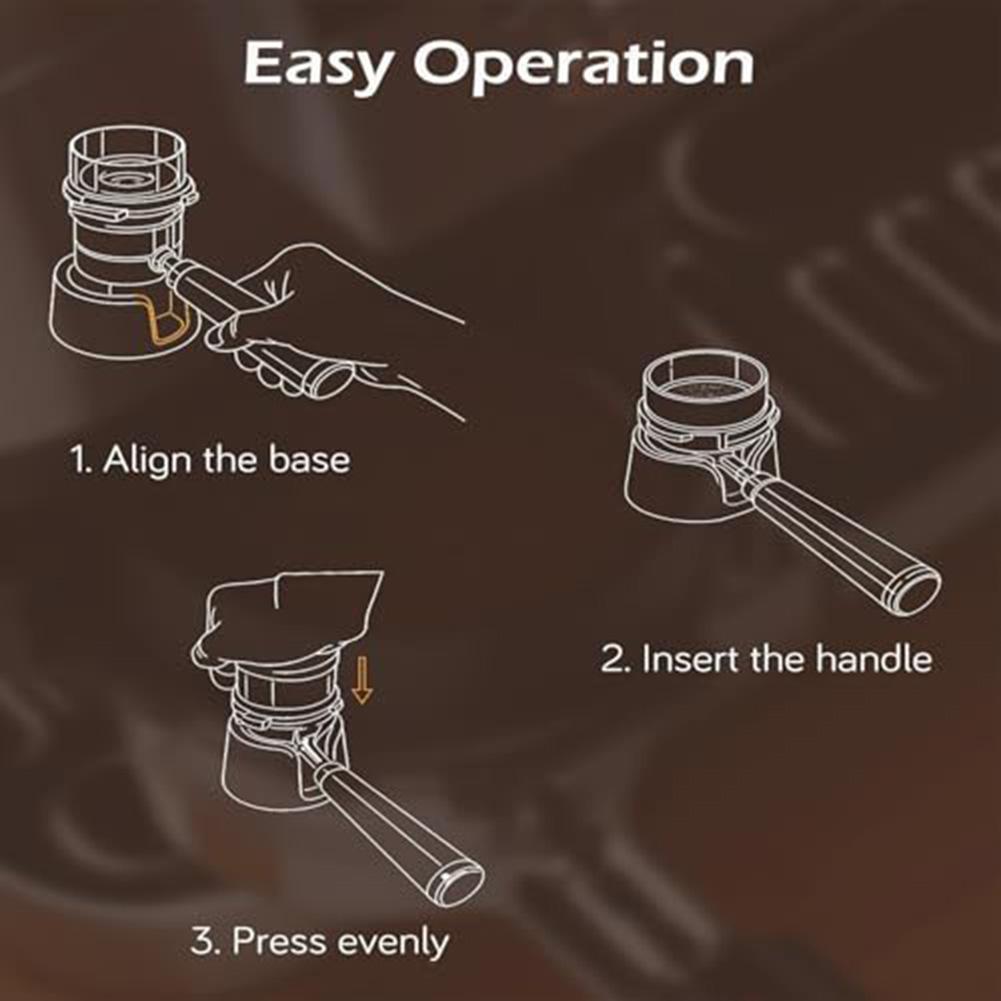 Základna pěchovadla kávy Pro-Ninja Espresso ES601 Kompatibilní Ruční Držák Portafilteru Stojan, Stabilita, Protiskluzová Část Základny z PETG