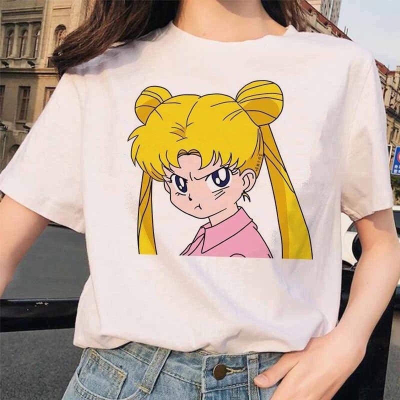 Anime Sailor Moon Usagi Tsukino T Shirt Size S 4xl Gift For Friends Kids S