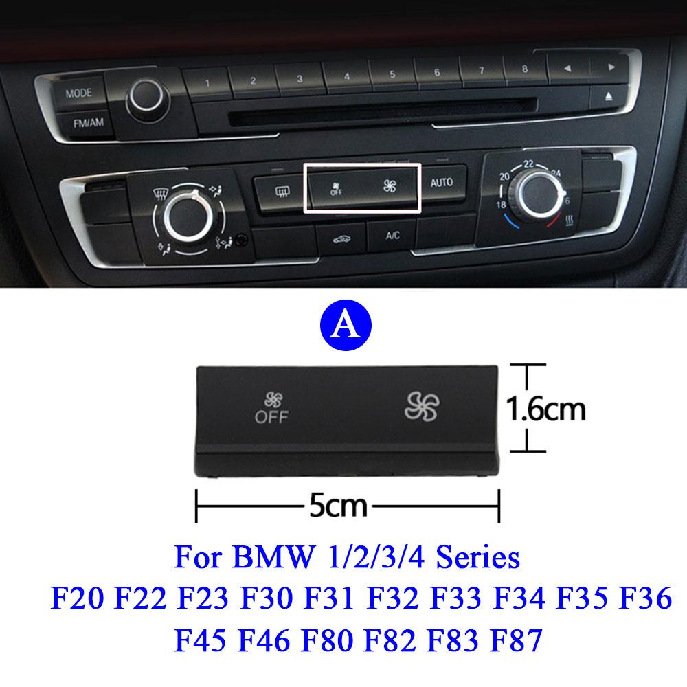 Auto AC Heizung Klima Fan Wind Lautstärke Taste Abdeckung Kappen Für BMW 1 2 3 4 X1 X3 X5 x6 Serie F20 F30 F35 F80 F25 F26 E70 E84