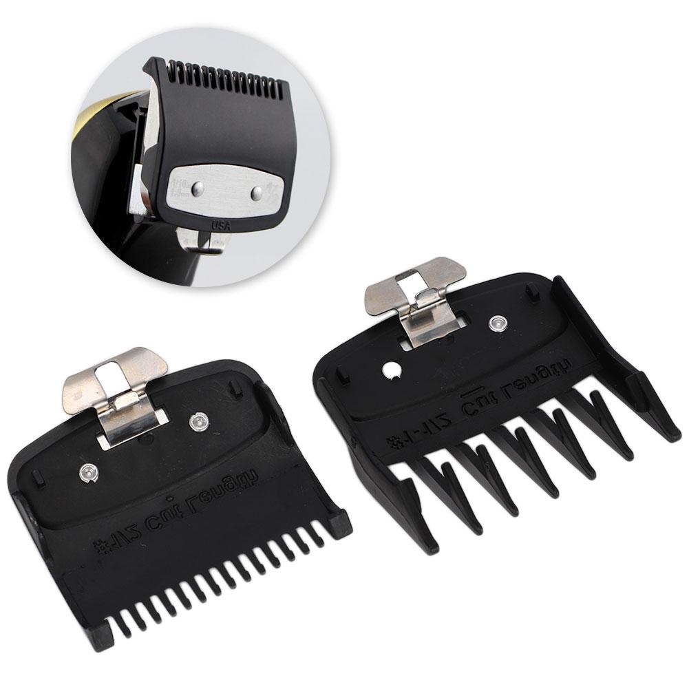 2pcs Professional Comb Guide Set Hair Clipper Spare Parts Hairstyling Limit Combs Accessory