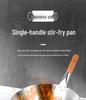28cm Lightweight Stainless Steel Chef Wok for Home & Commercial Use