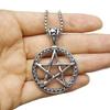 Trending Men's Alloy Hexagram Pentagram Pendant Sweater Chain - European American Style