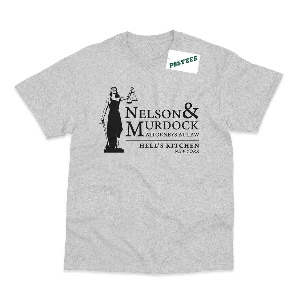 Nelson Murdock Law Inspired By Daredevil Punisher Printed TShirt S