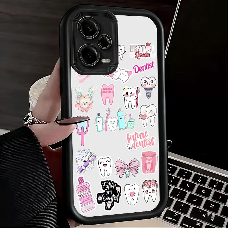 

Tooth Dentist Pattern Soft Phone Case for Xiaomi Poco X7 X6 X5 Pro X4 Gt X3 F7 Ultra M8 M7 Redmi 15C 15 14C 13 13C 12 12C 10 10C Xiaomi Redmi 10A