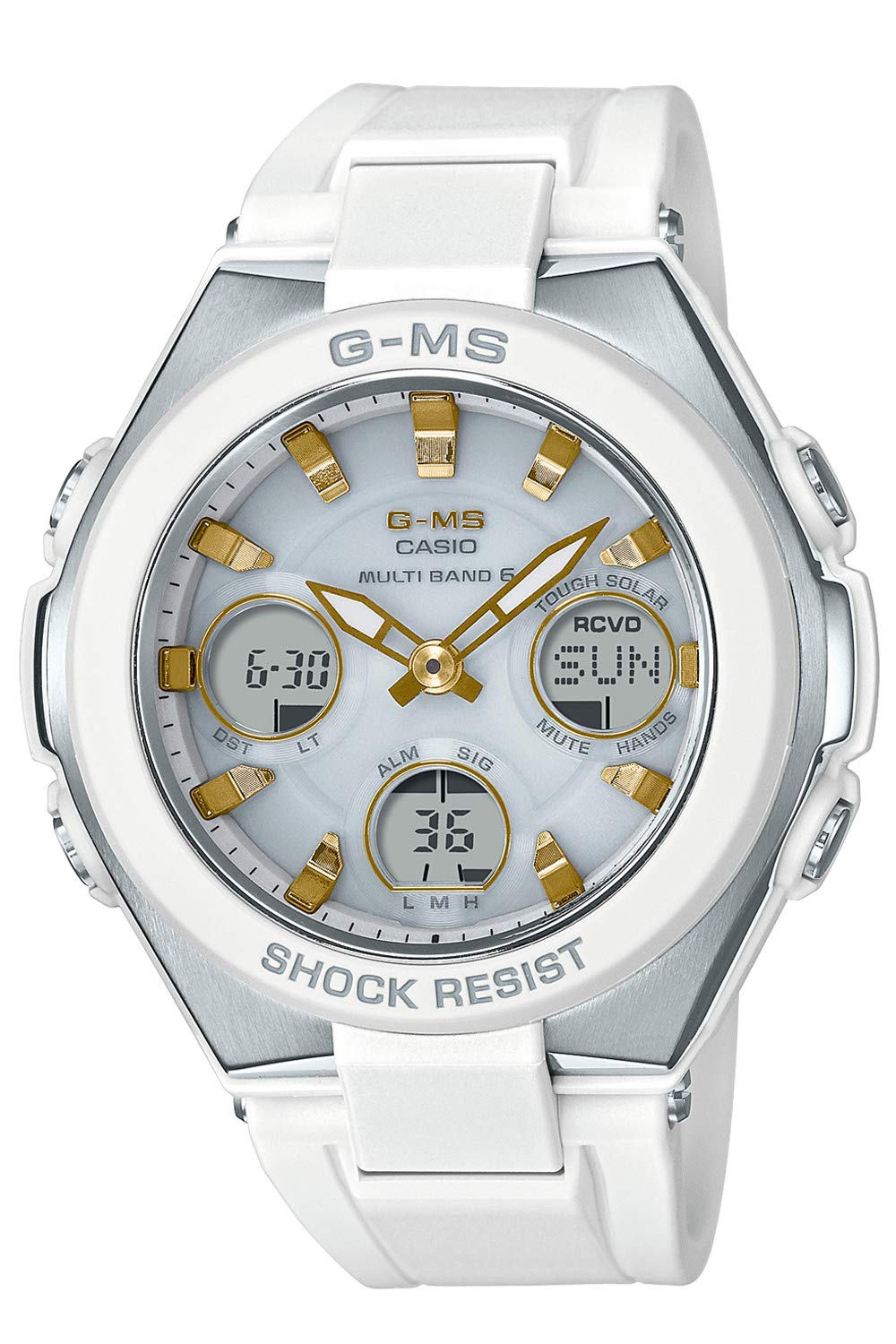 

Casio Baby-G Watch (Official Japanese Product) G-MS Radio-Controlled Solar Watch MSG-W100-7A2JF / -W100G-1AJF Women s Black / White