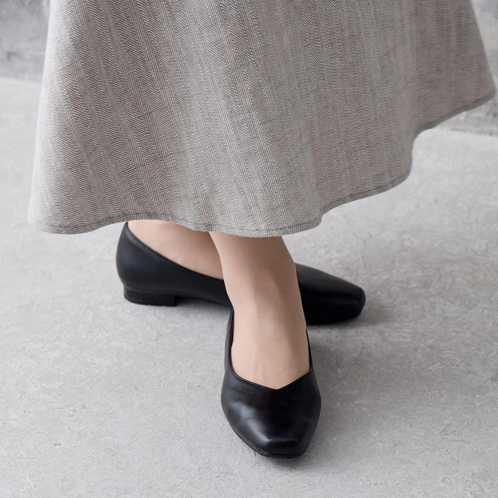 Himiko Water-Resistant Rain Square Pumps/644104 Black 215