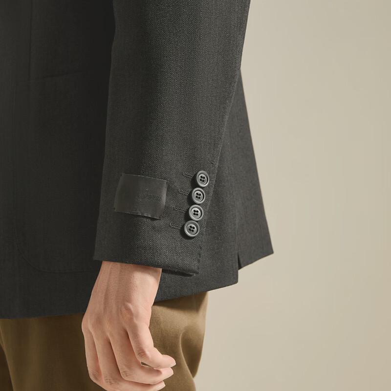 Seven Men's Merino Wool Business Jacquard Blazer
