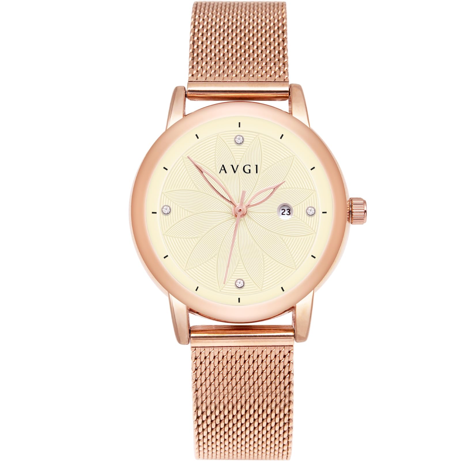

AVGI Women s Watch with Date Display and Water Resistance