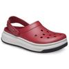 Crocs Band Full Force Thick Sole Clogs Unisex Footwear Red 206122-6RU