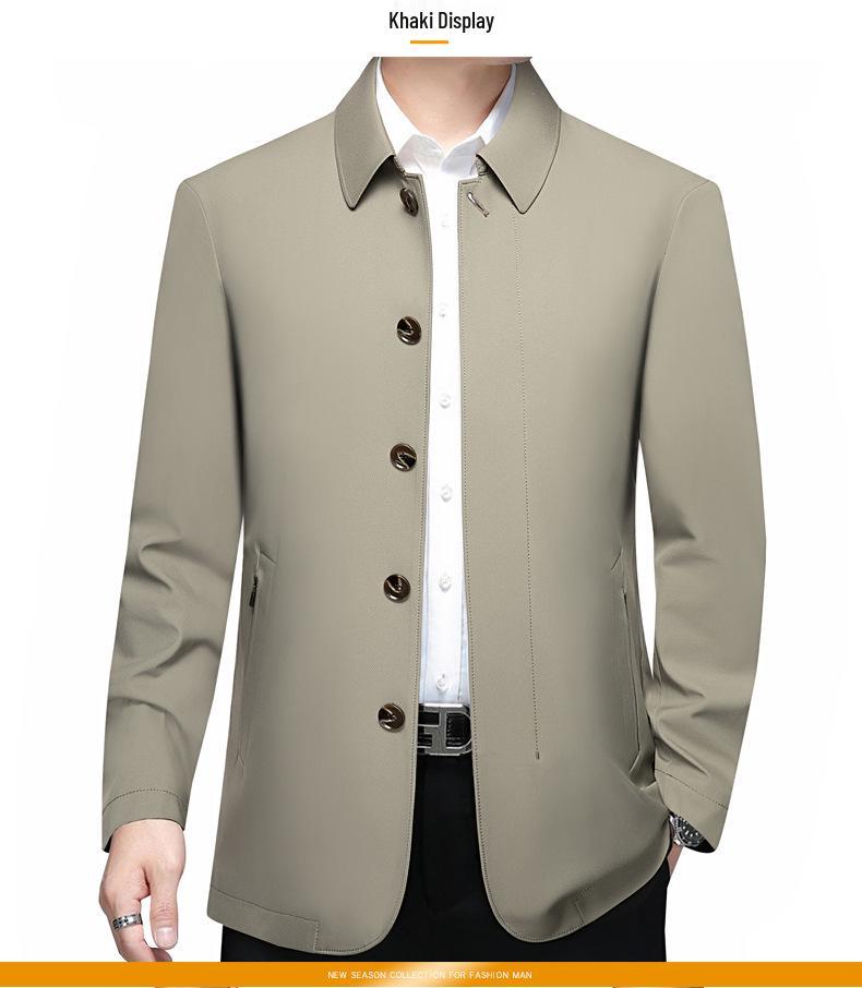 Men's Woodpecker Jacket: Lightweight, High-End Spring/Autumn Outerwear for Middle-Aged Executives (2025 New)