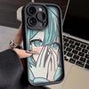 Anime Hatsune Shy Girl Applicable iPhone16Pro Mobile Phone Case 12promax Anti-drop 14 Niche XR Soft 7