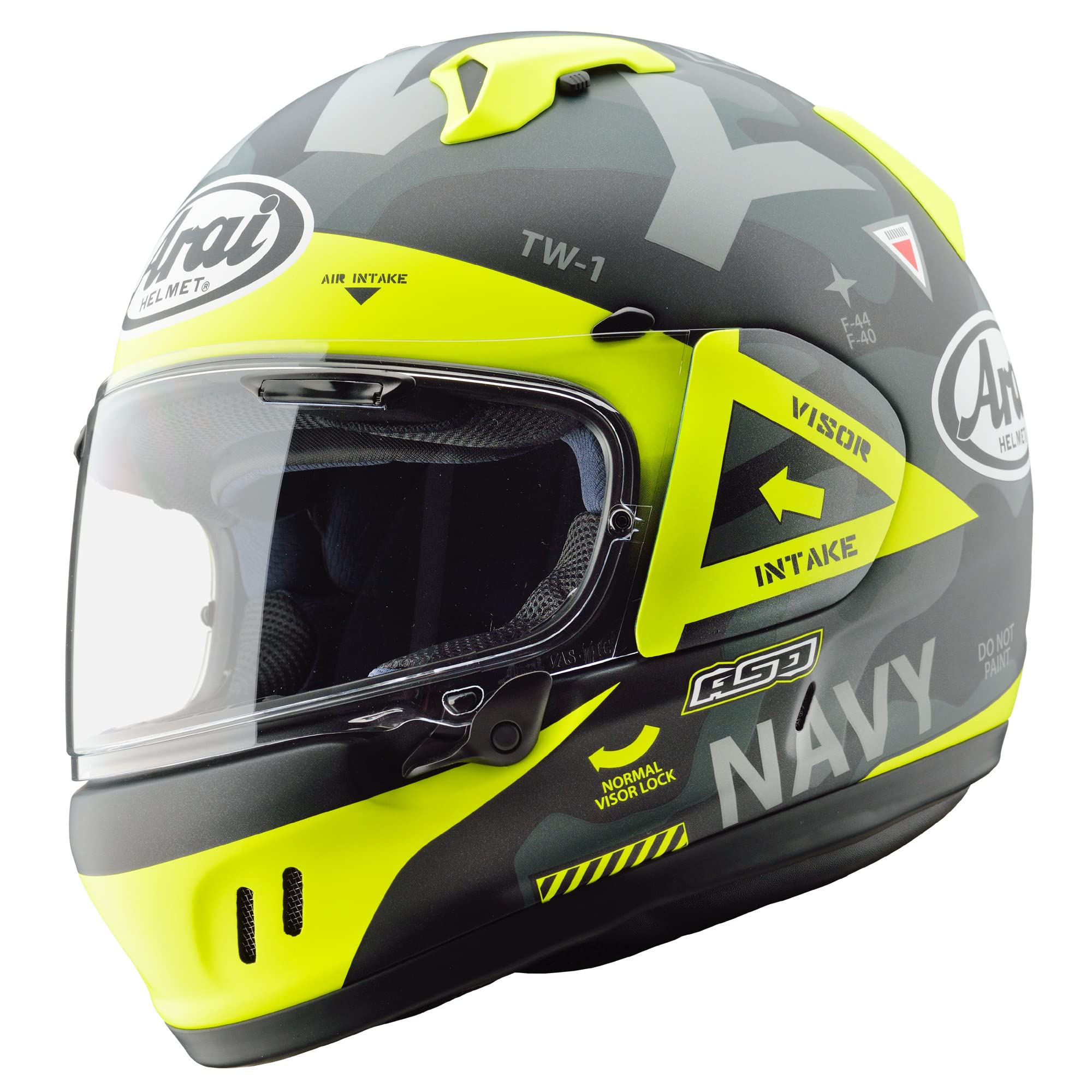 

Мотоциклетний шолом Full Face XD NAVY чорний матовий 54см [ARAI] чорний