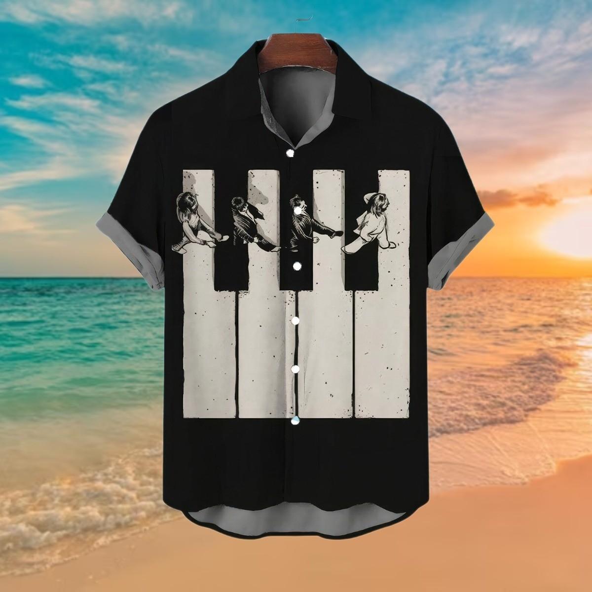 Christmas gift The Beatles Hawaiian 3D shirt Unisex S-235XL 23D883 XXXXL