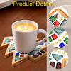 Mosaic Coaster Craft Decor Christmas Gift Make Your Own Mixed Color