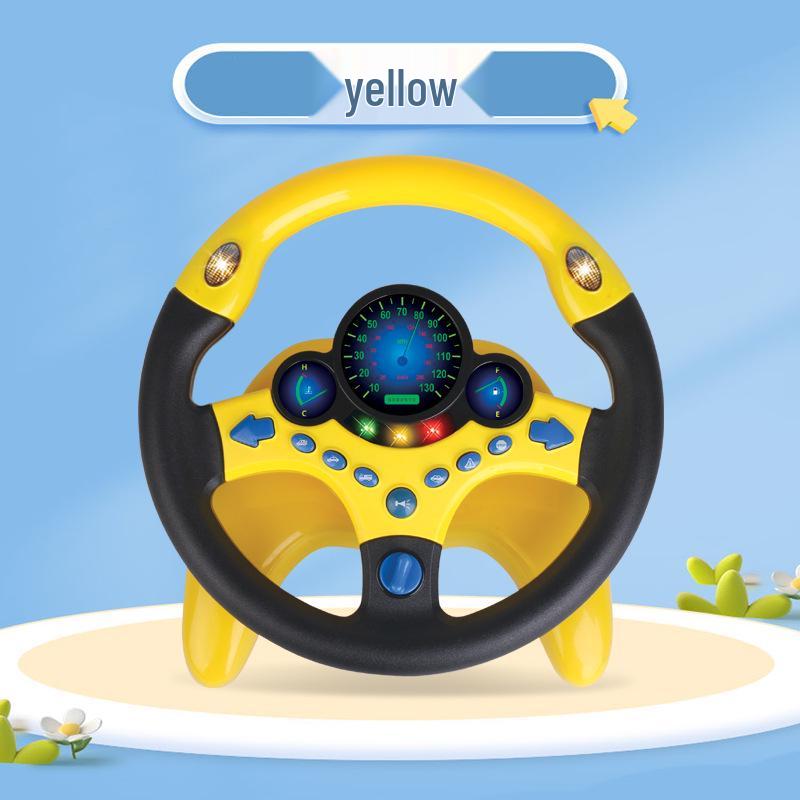 Kids' Large Passenger Seat Simulated Driving Toy with Base
