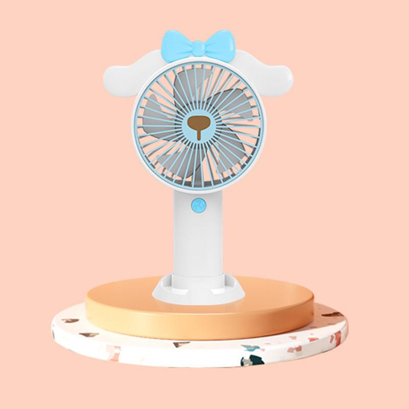 

Милый мультяшный портативный мини-вентилятор с USB-зарядкой и подставкой для телефона, синий/розовый/смешанные цвета StyleA