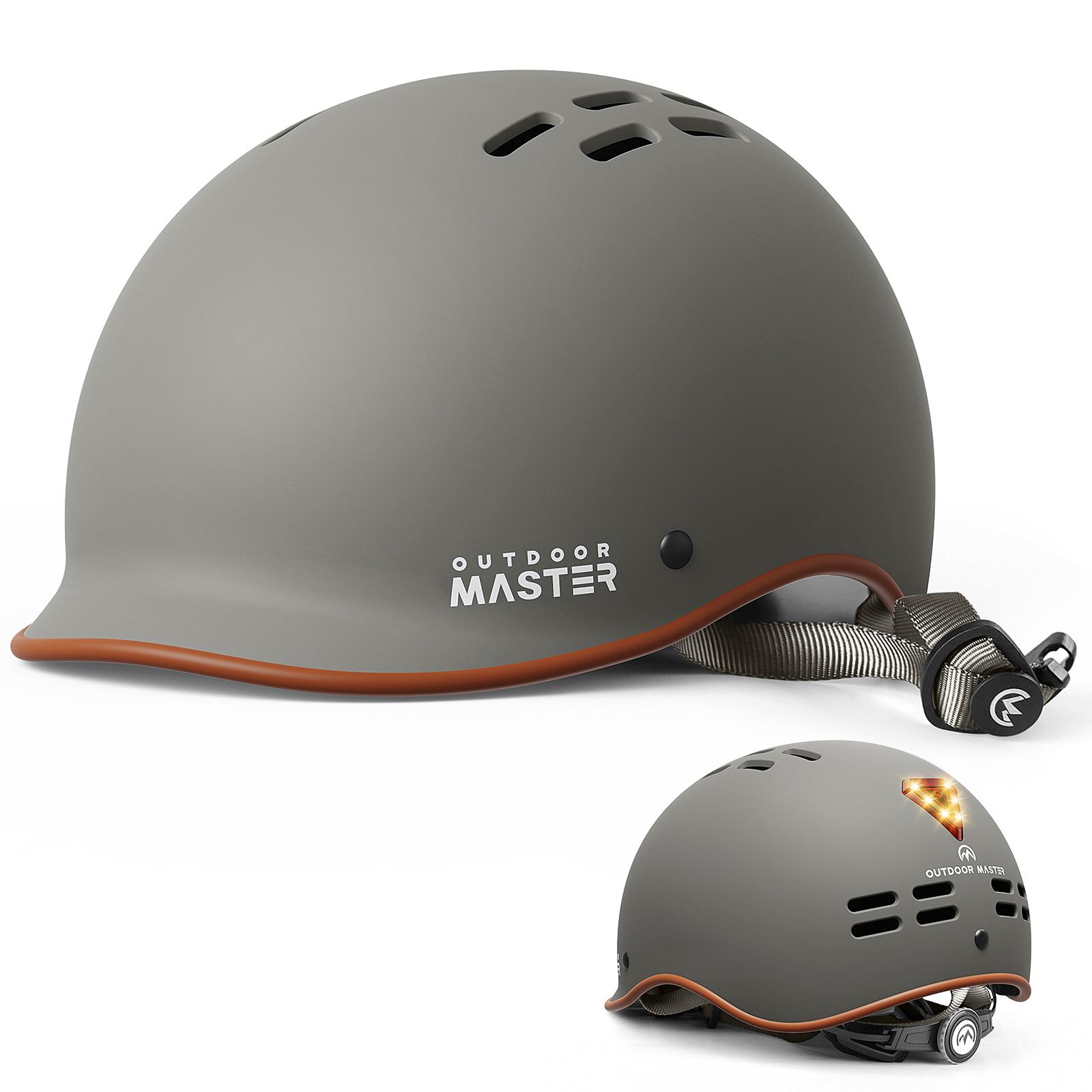 OutdoorMaster CPSC Certificated Best Cheap Adult Helmet for Ice Skating & Skateboard Sports S чёрный