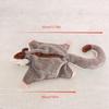 Cute Simulation Sugar Glider Plush Toy Lovely Squirrel Glider Stuffed Animals Toy Funny Flying Squirrel Dolls For Kid Gifts