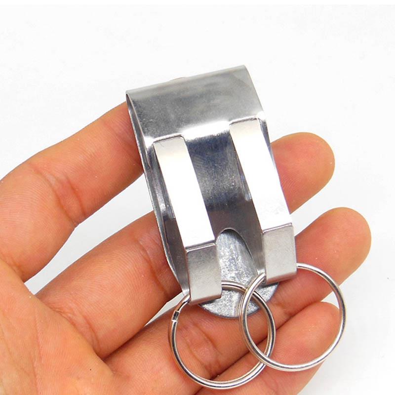 Buy Stainless Steel Keyring Security Clip On Heavy Duty Belt Key Clip