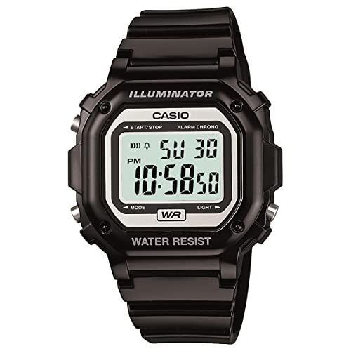 Casio Standard Watch, F-108WHC-1AJF, Black (Official Japanese Product)