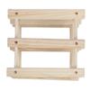 Wine Rack  Standing Wine Rack Wood Stackable Modular Wine Rack Wine Holder  Standing For Kitchen Bar Countertop 6 Bottle