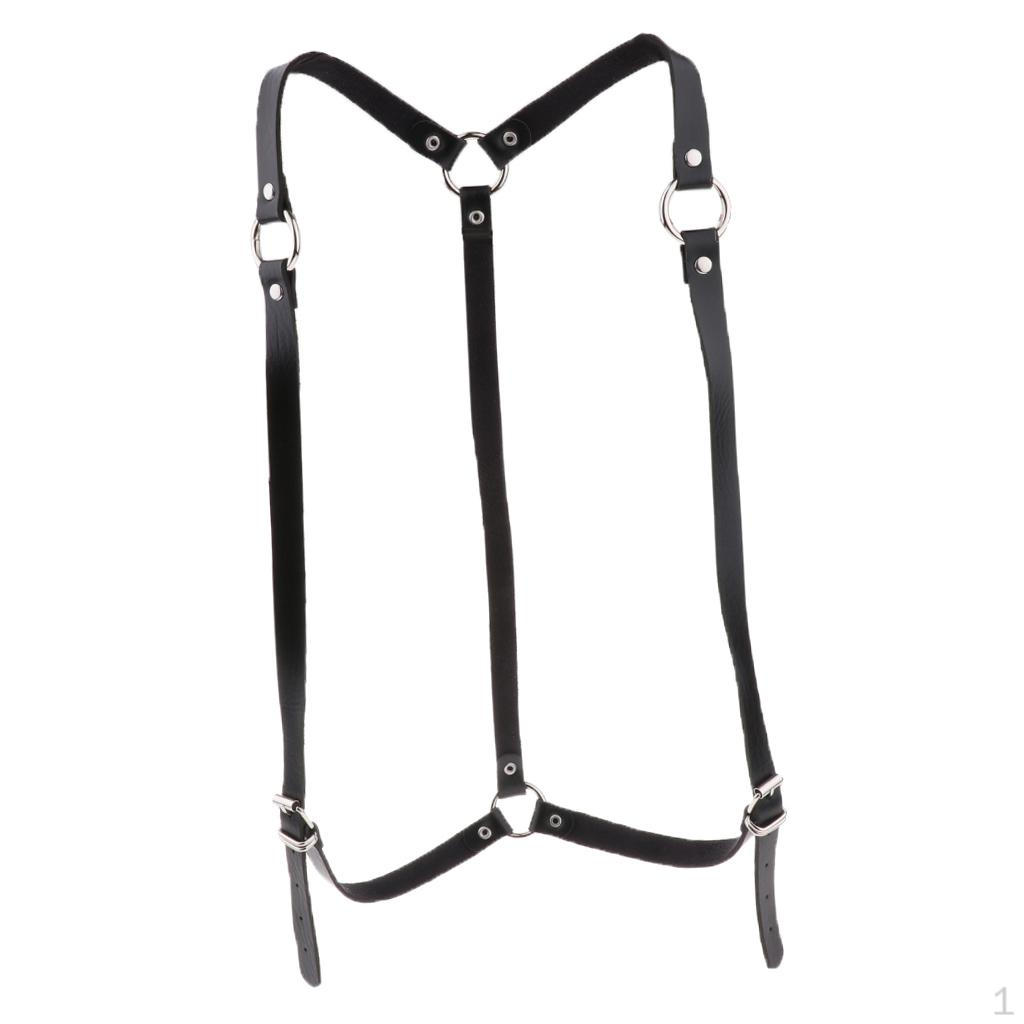 Body Chest Leather Harness Adjustable